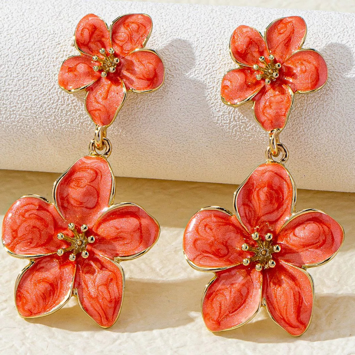 Flower Dangle Earrings by Trendsi