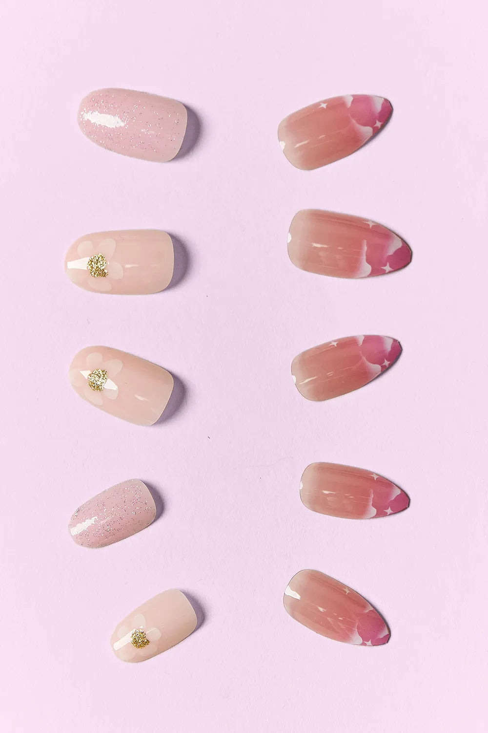 SO PINK BEAUTY Press On Nails 2 Packs by Trendsi