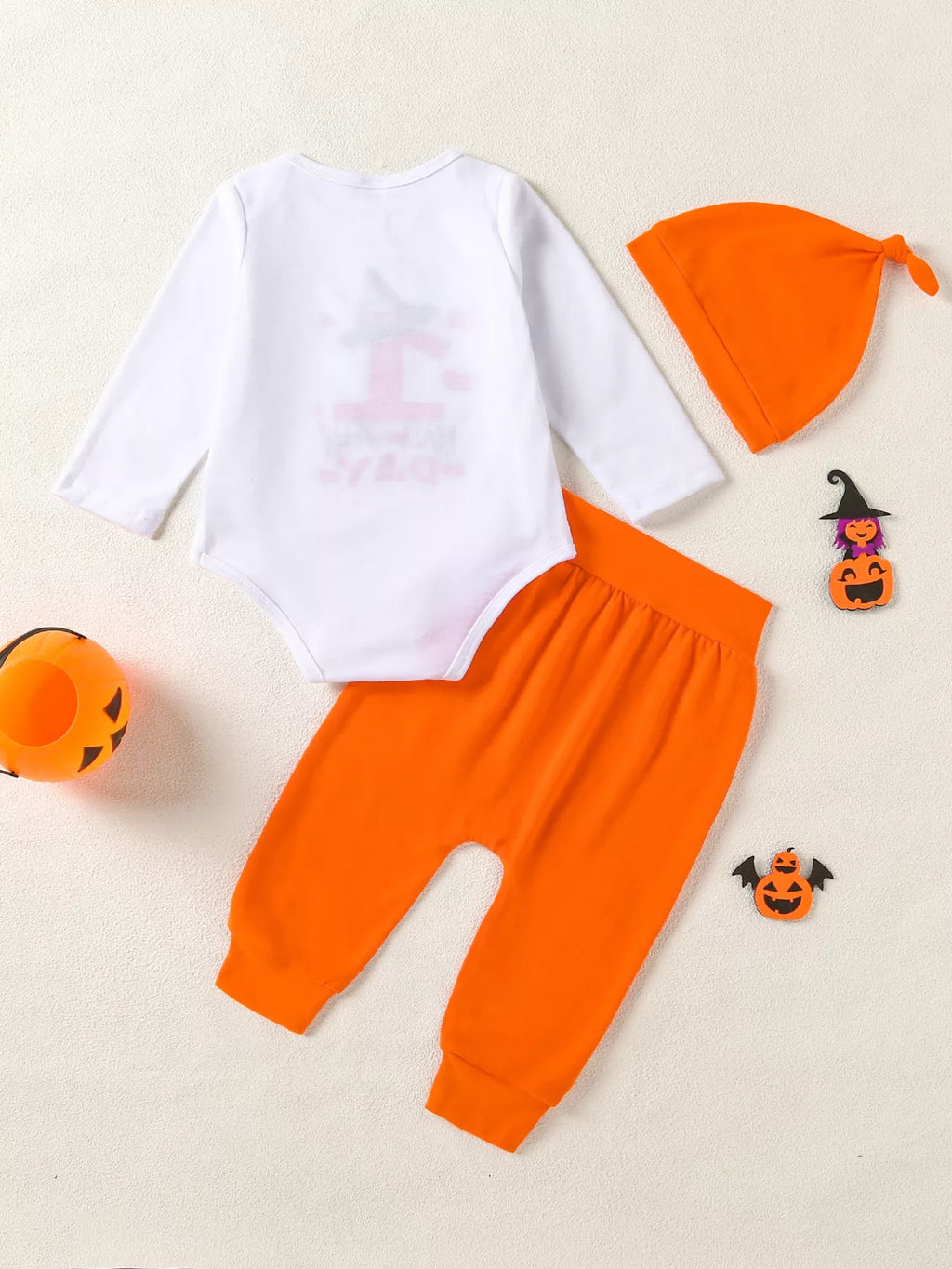 Children's Halloween 3-Piece Baby Outfit Set by Trendsi