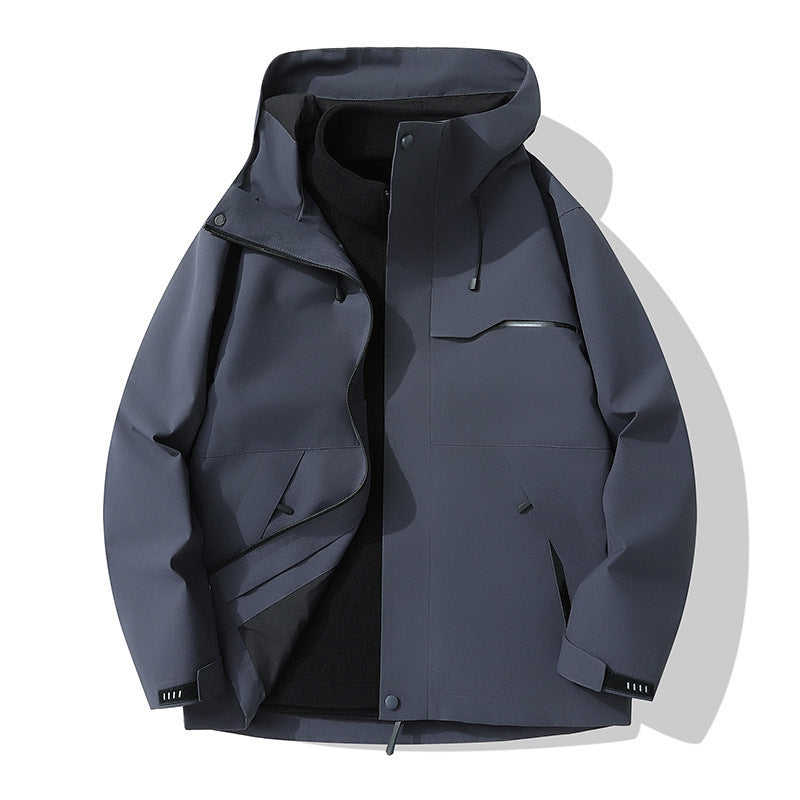 Outdoor Waterproof Cotton Coat Jacket Men by Estely