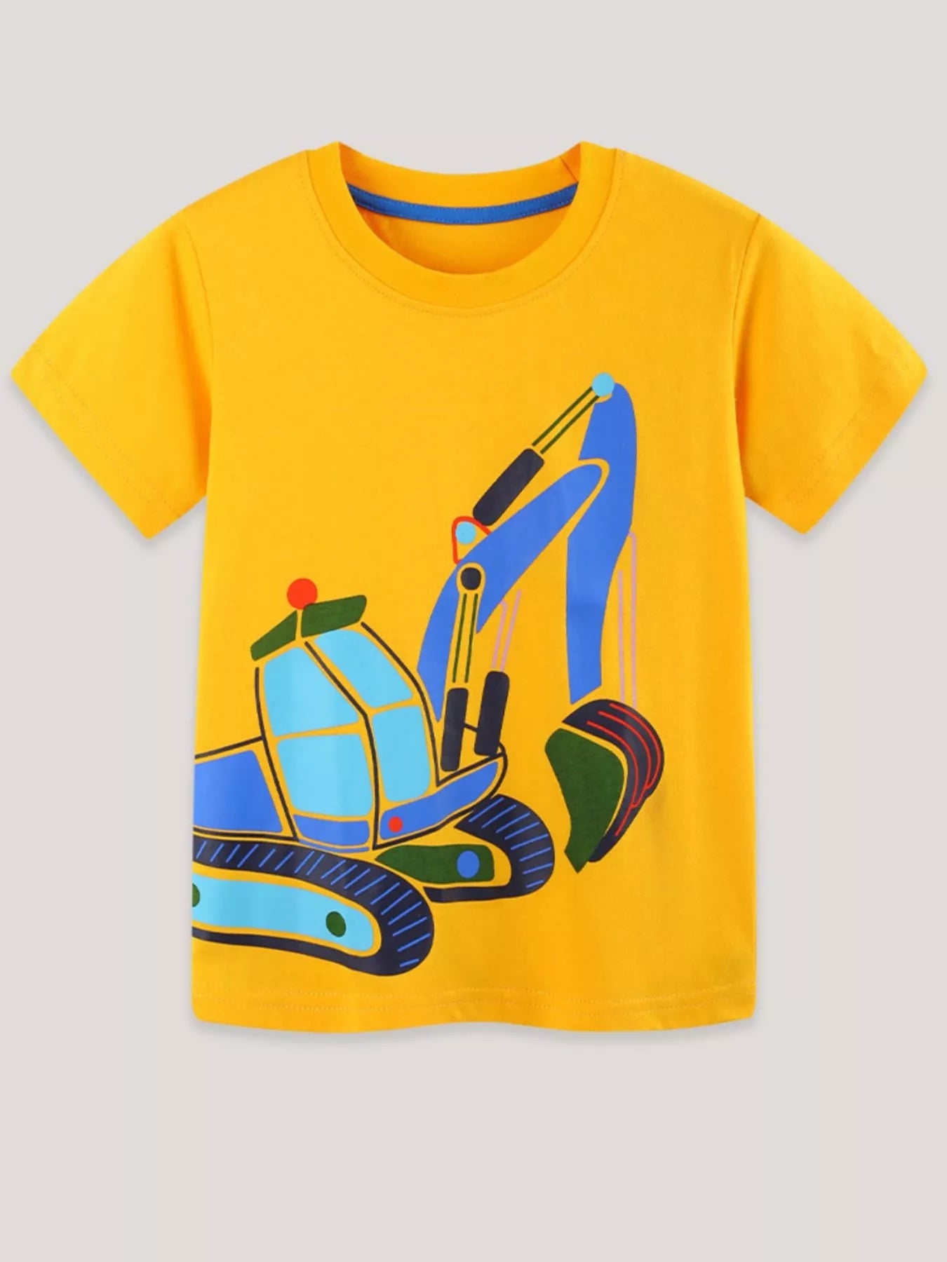 Children's Excavator Short Sleeve Tee by Trendsi