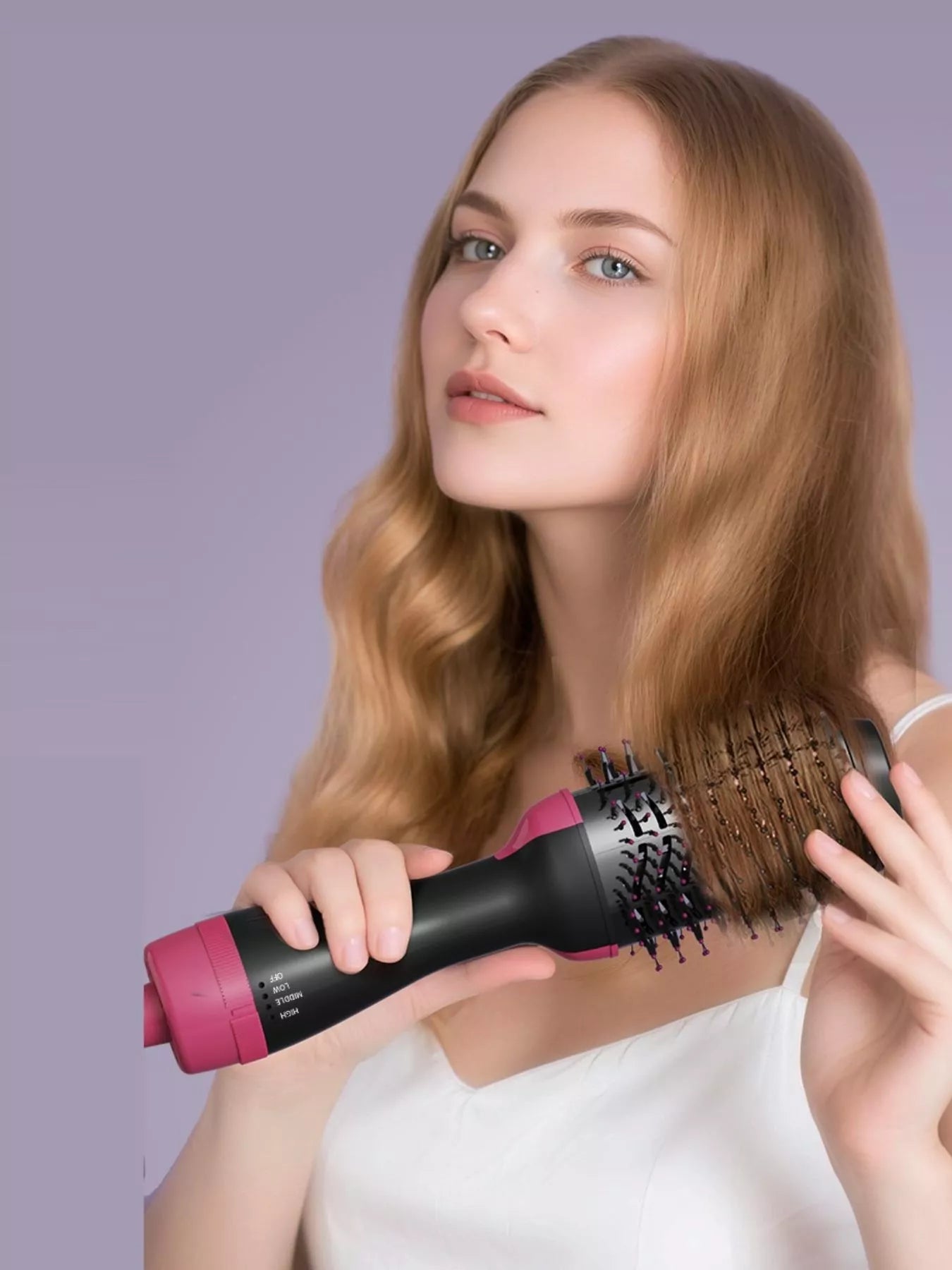 Multifunctional Hot Air Straightening Comb by Trendsi