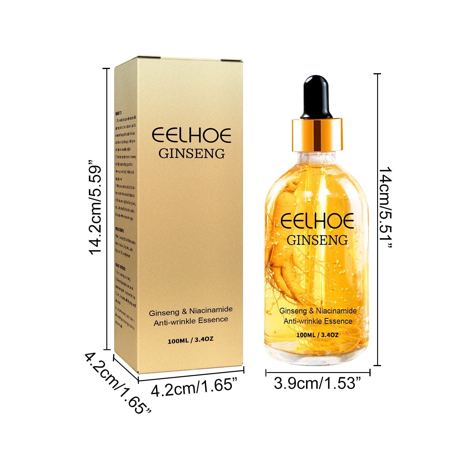 EELHOE Ginseng Essence For Fading Fine Lines, Firming Face, And Moisturizing Skin Serum by DC-THE CEO