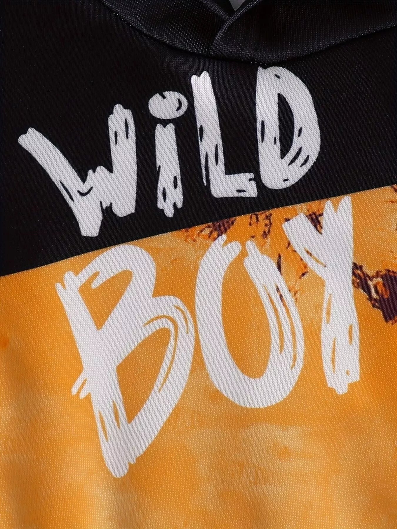 Children's Wild Boy Hoodie and Pants Set by Trendsi