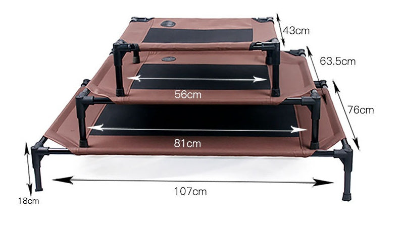 Pet bed dog moisture-proof removable washable stack dog bed Oxford cloth camp bed by DC-THE CEO
