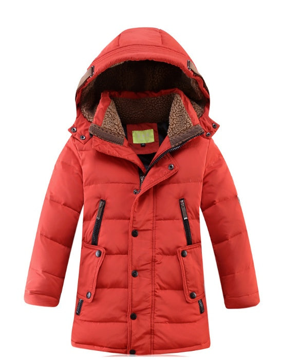 -30 Degree Children's Winter Jackets Duck Down Padded Children Clothing Big Boys Warm Winter Down Coat Thickening Outerwear by DC-THE CEO