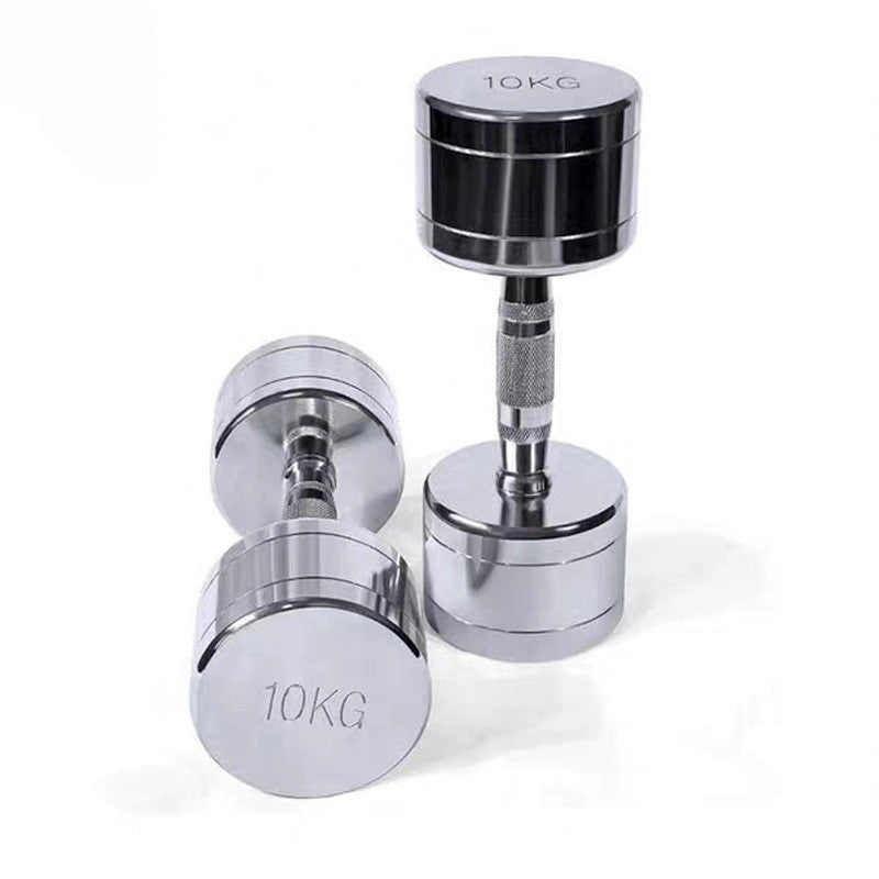Pure Steel Home Fitness Electroplating Dumbbell Gym Equipment by DC-THE CEO
