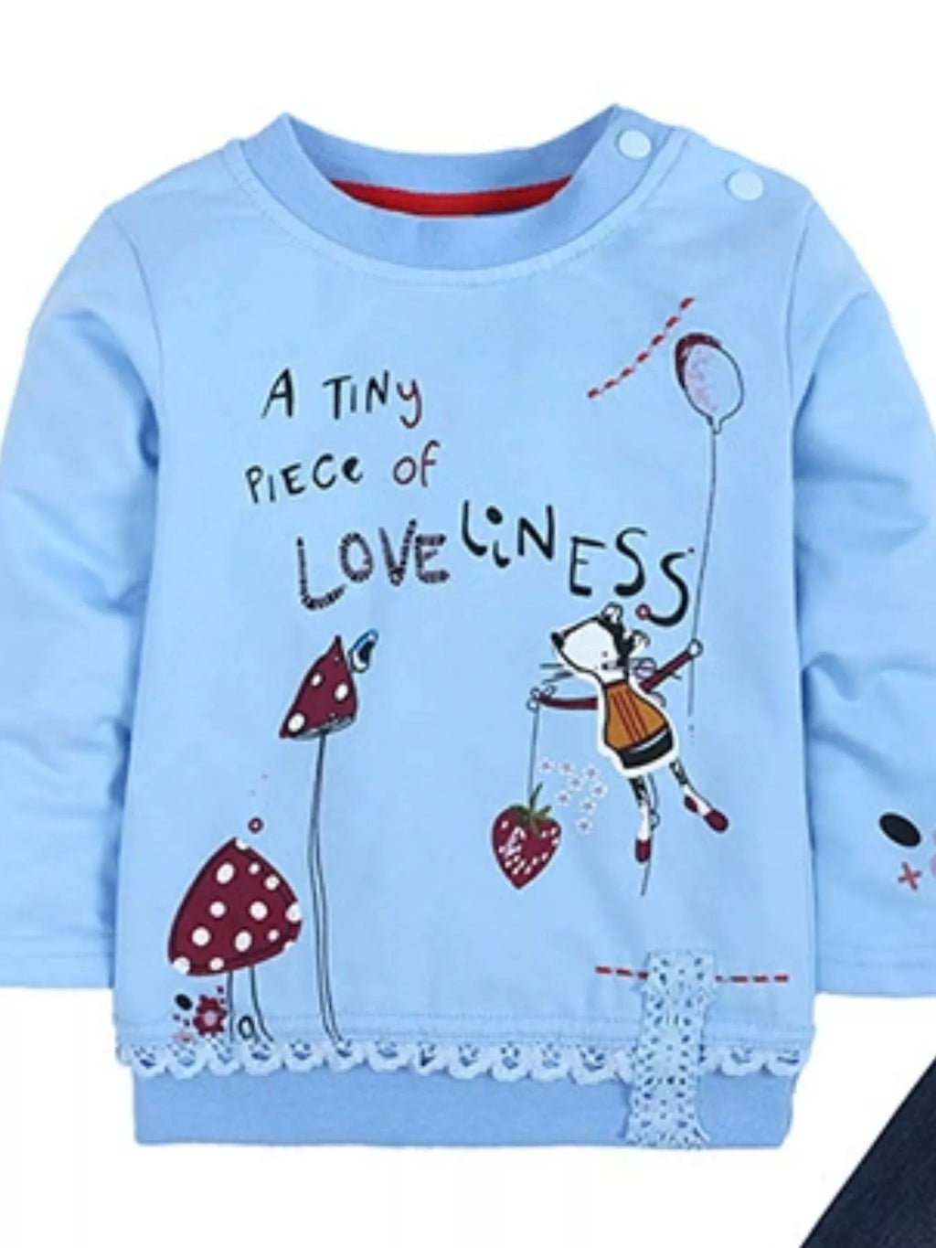 Children's Round Neck Top and Jeans Set by Trendsi