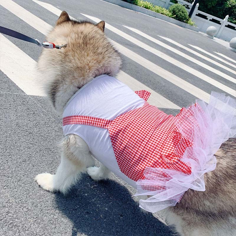 Dog Clothes Princess Dog Costume Labrador Golden Retriever Big Dog Clothes by DC-THE CEO
