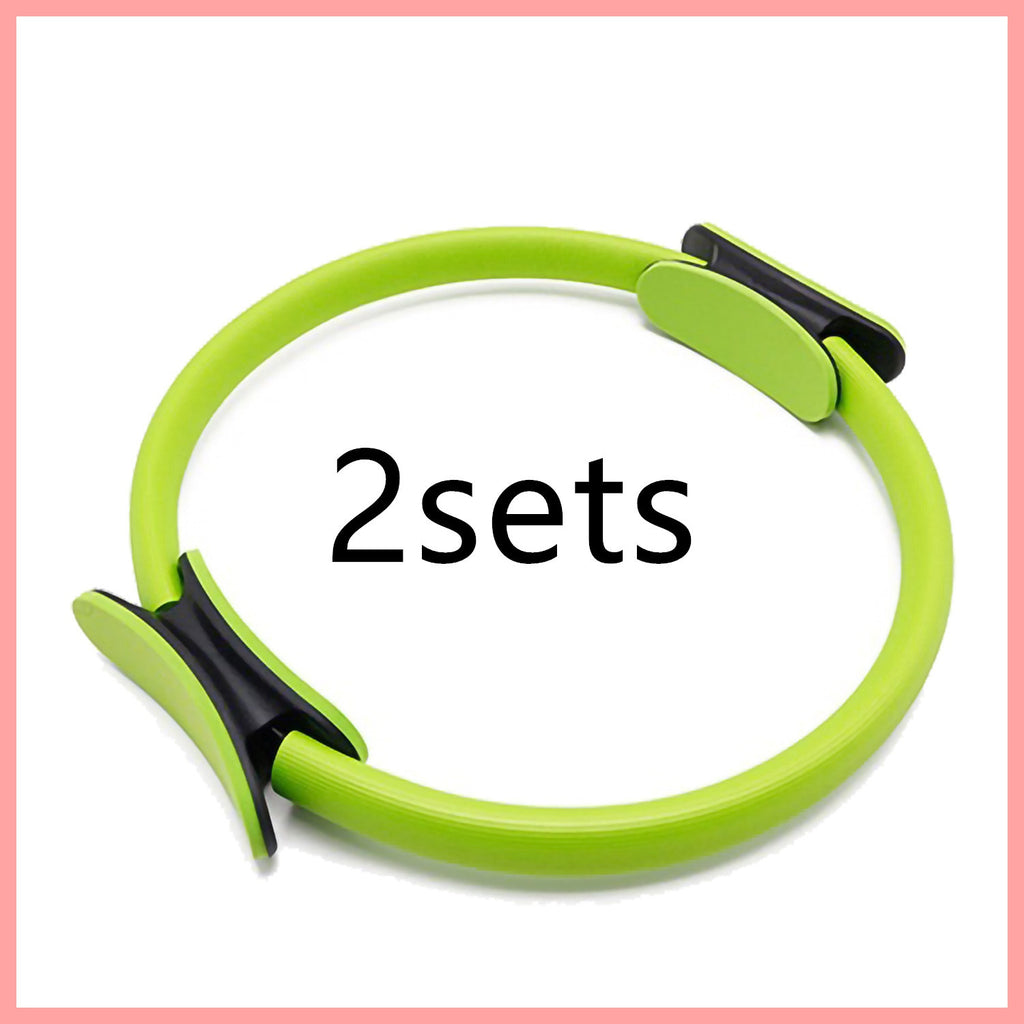 Yoga Fitness Pilates Ring Women Girls Circle Magic Dual Exercise Home Gym Workout Sports Lose Weight Body Resistance by DC-THE CEO