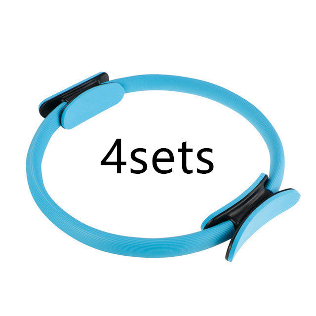 Yoga Fitness Pilates Ring Women Girls Circle Magic Dual Exercise Home Gym Workout Sports Lose Weight Body Resistance by DC-THE CEO