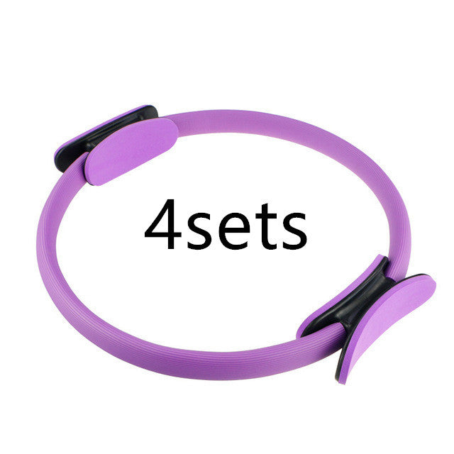 Yoga Fitness Pilates Ring Women Girls Circle Magic Dual Exercise Home Gym Workout Sports Lose Weight Body Resistance by DC-THE CEO