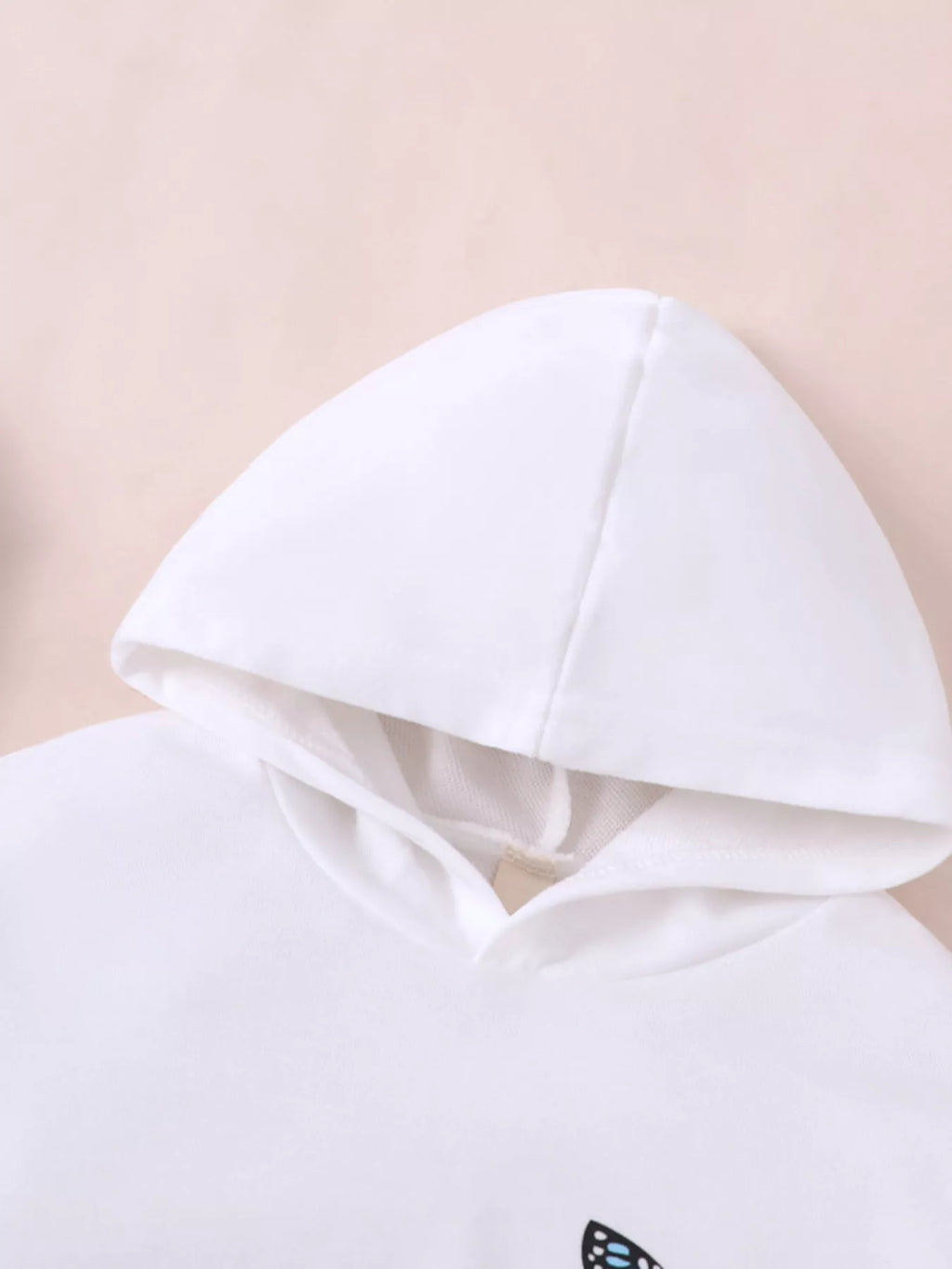 Children's Printed Long Sleeve Hoodie by Trendsi