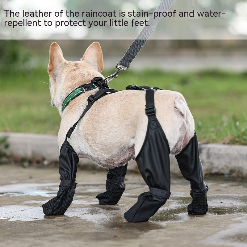 Waterproof Dog Shoes Adjustable Dog Boots Pet Breathbale Shoes For Outdoor Walking Soft French Dog Shoes Pets Paws Protector Pet Products by DC-THE CEO
