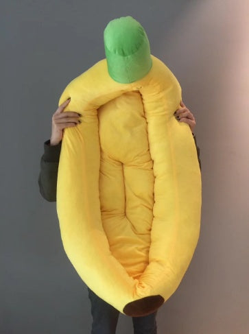 Washable Pet Banana Kennel Pet Pad by DC-THE CEO