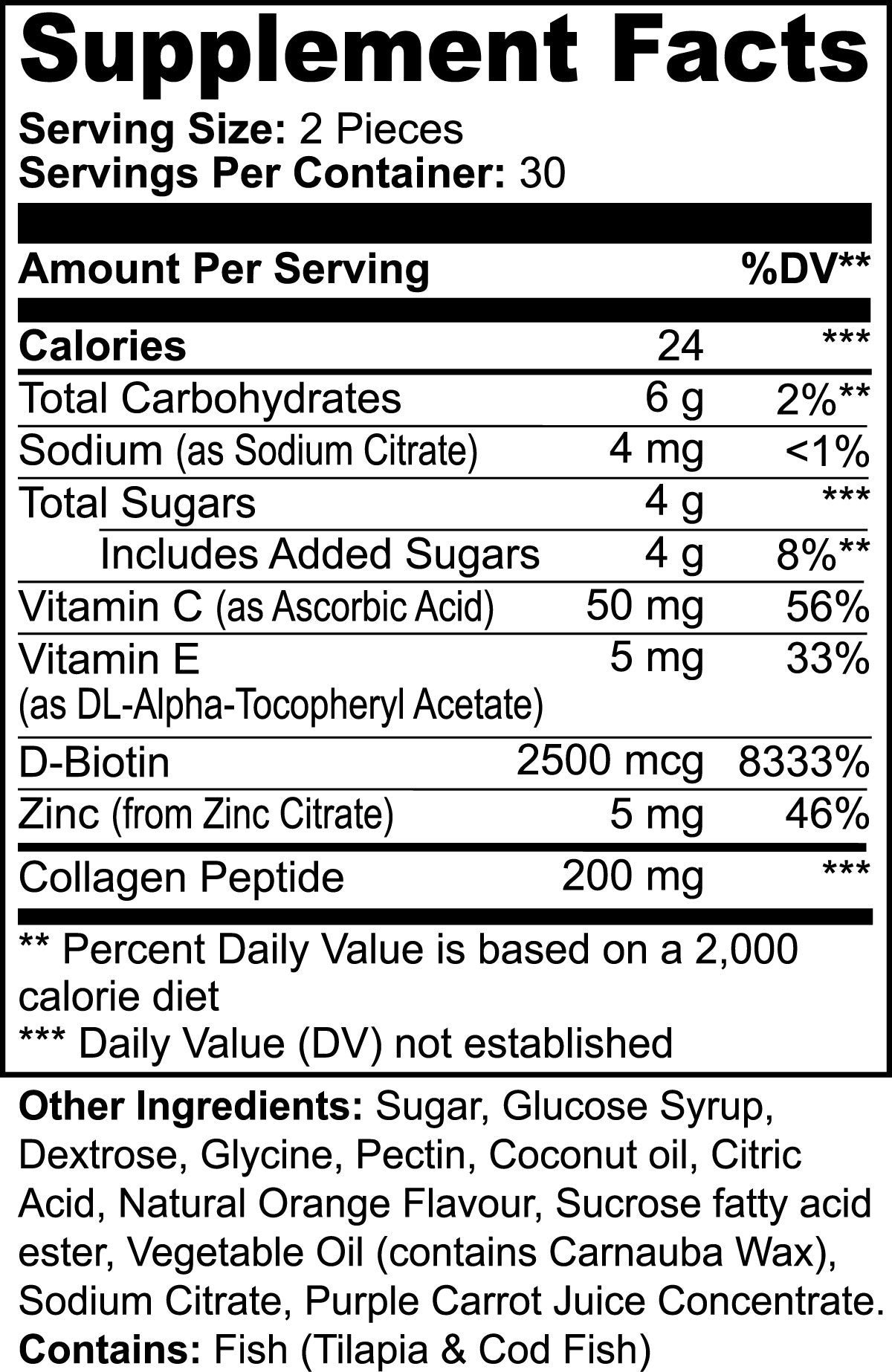 Collagen Gummies For Adults Support Skin, Hair, Nails And Joint Health by DC-THE CEO