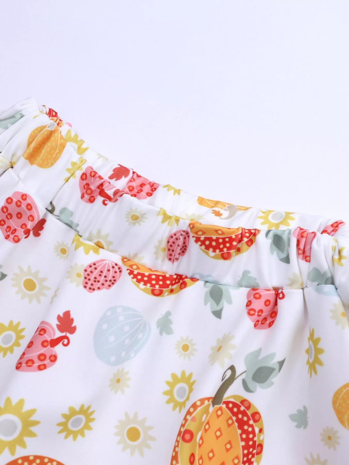 Children's First Thanksgiving Top and Skirt Outfit Set by Trendsi
