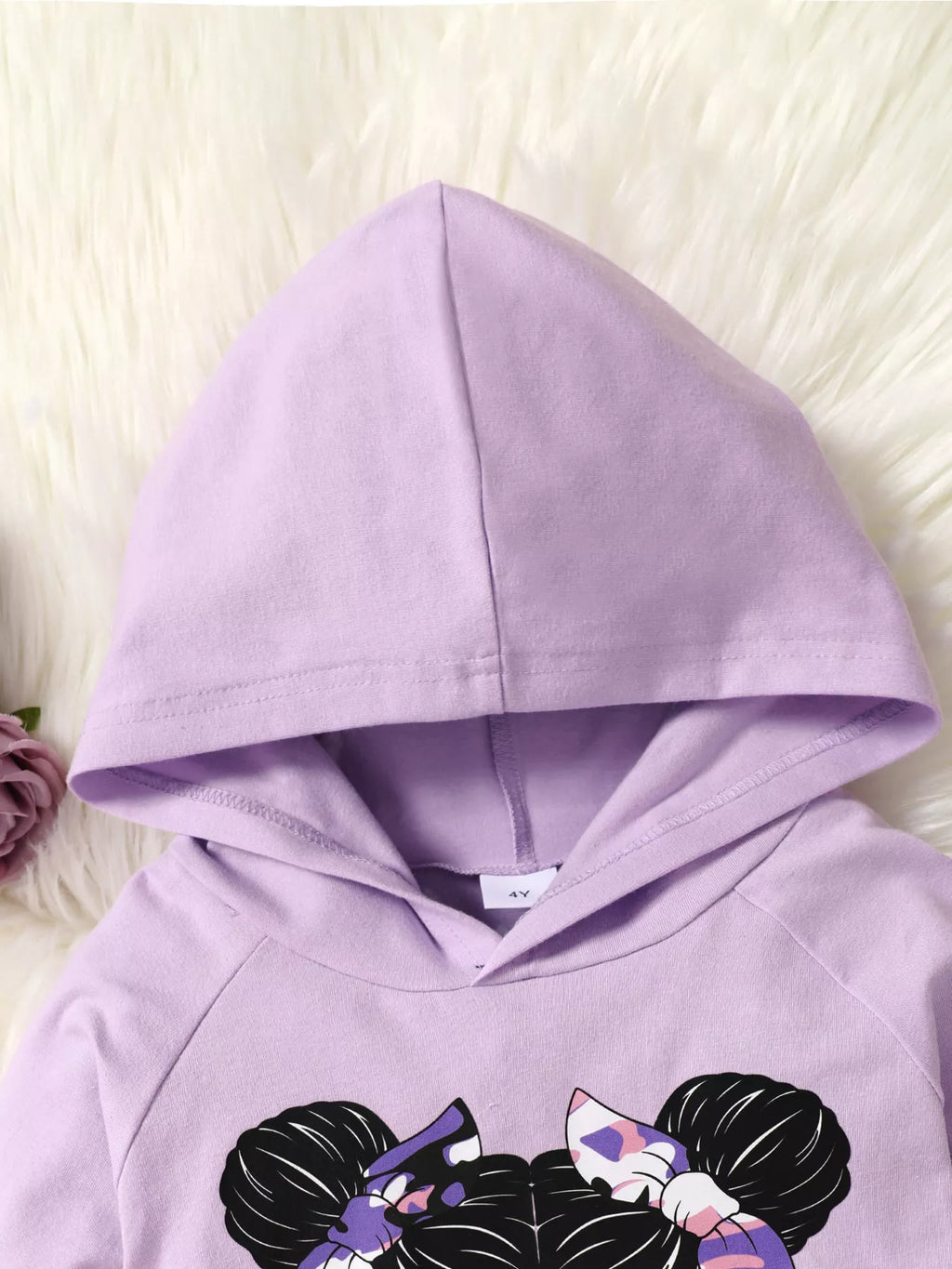 Children's Graphic Camo Print Hoodie & Pants Set by Trendsi