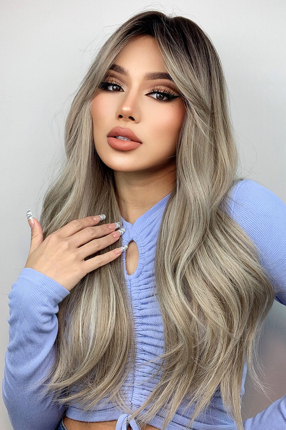 Full Machine Long Wave Wigs 26'' by Trendsi