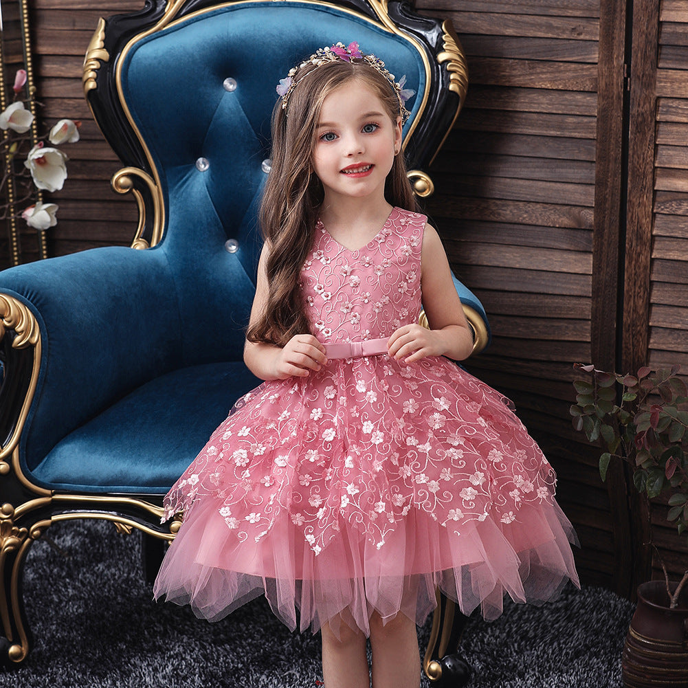 Clothing Baby Girls Middle And Small Children Kindergarten Dresses by DC-THE CEO