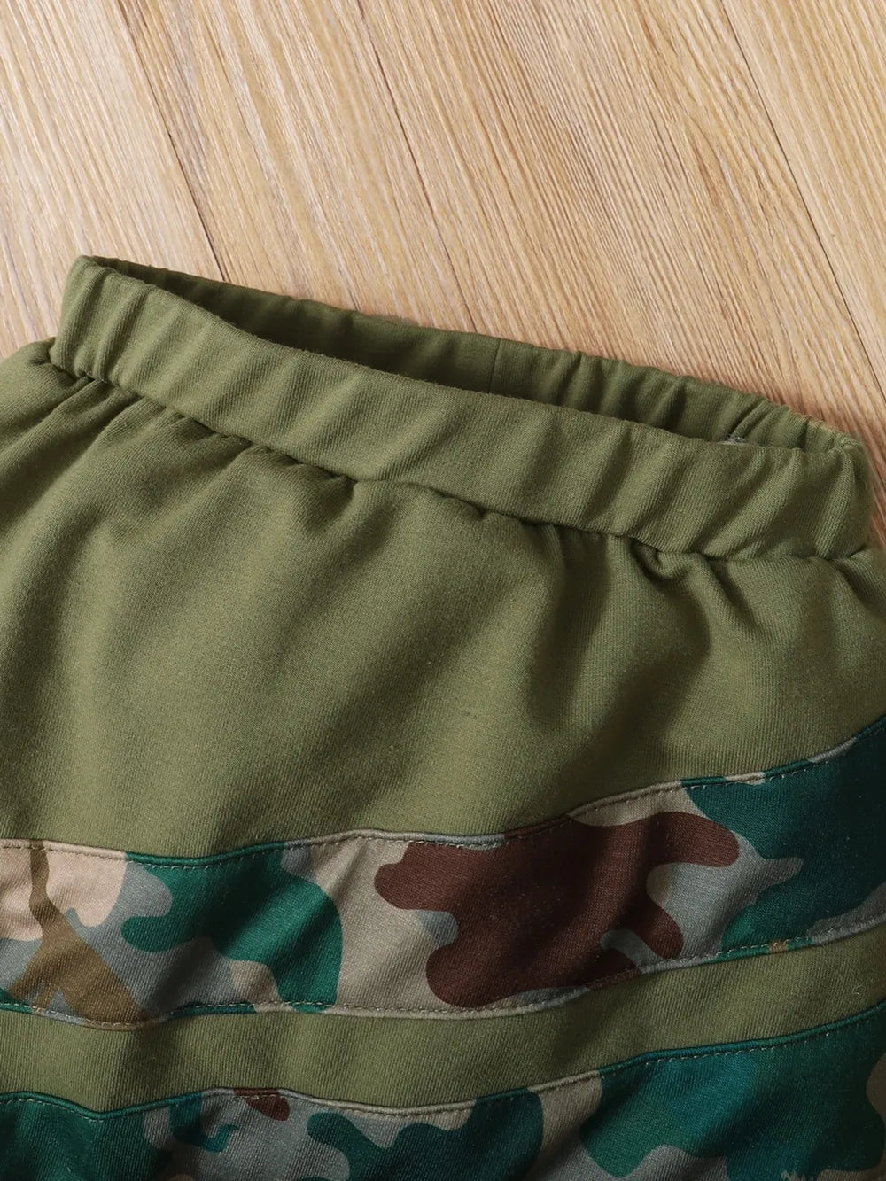 Children's Camouflage Top and Pants Set by Trendsi