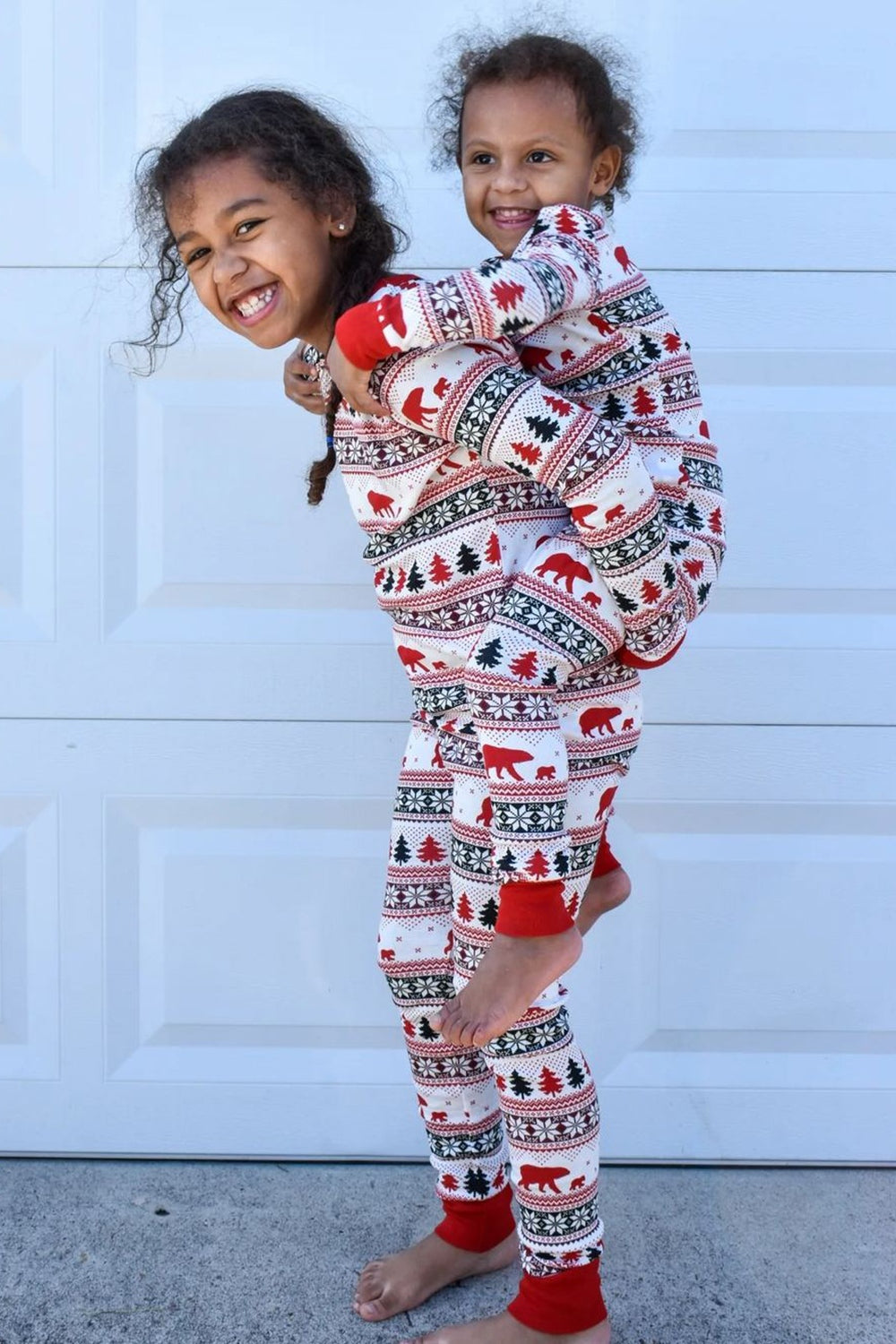 Christmas Long Sleeve Jumpsuit by Trendsi