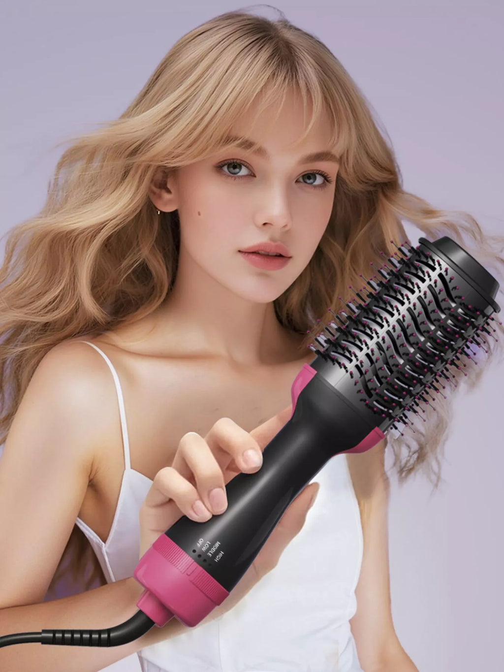 Multifunctional Hot Air Straightening Comb by Trendsi