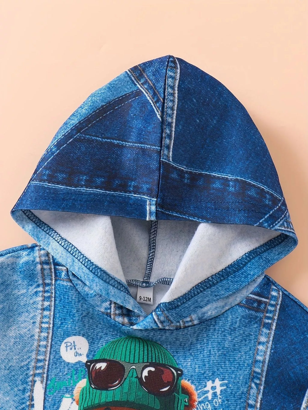Children's Bear Hoodie and Pants Set by Trendsi