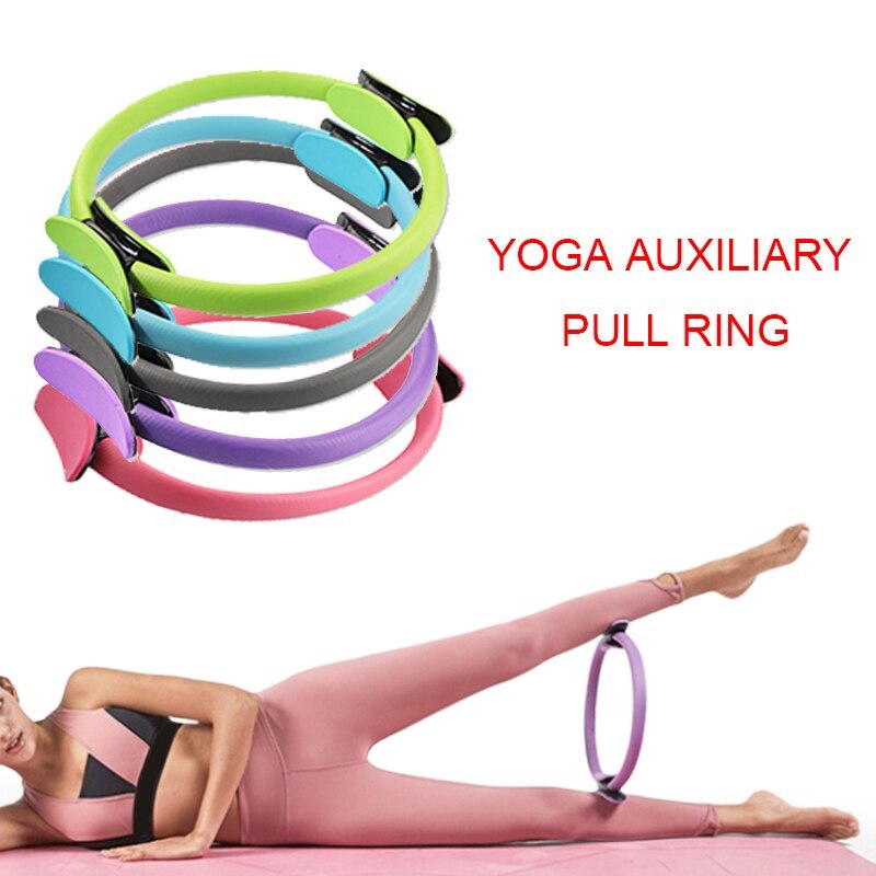 Yoga Fitness Pilates Ring Women Girls Circle Magic Dual Exercise Home Gym Workout Sports Lose Weight Body Resistance by DC-THE CEO