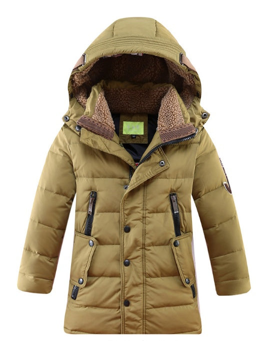 -30 Degree Children's Winter Jackets Duck Down Padded Children Clothing Big Boys Warm Winter Down Coat Thickening Outerwear by DC-THE CEO