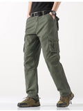 Men's Plus Size Relaxed Fit Cargo Pants by Trendsi