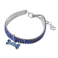 Bling Rhinestone Dog Collar Crystal Puppy Chihuahua Pet Dog Collars Leash For Small Medium Dogs Cats by DC-THE CEO
