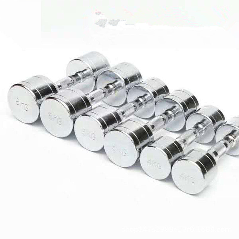 Pure Steel Home Fitness Electroplating Dumbbell Gym Equipment by DC-THE CEO
