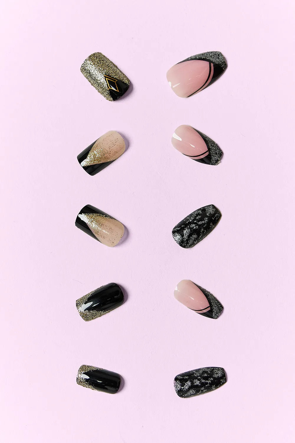 SO PINK BEAUTY Press On Nails 2 Packs by Trendsi