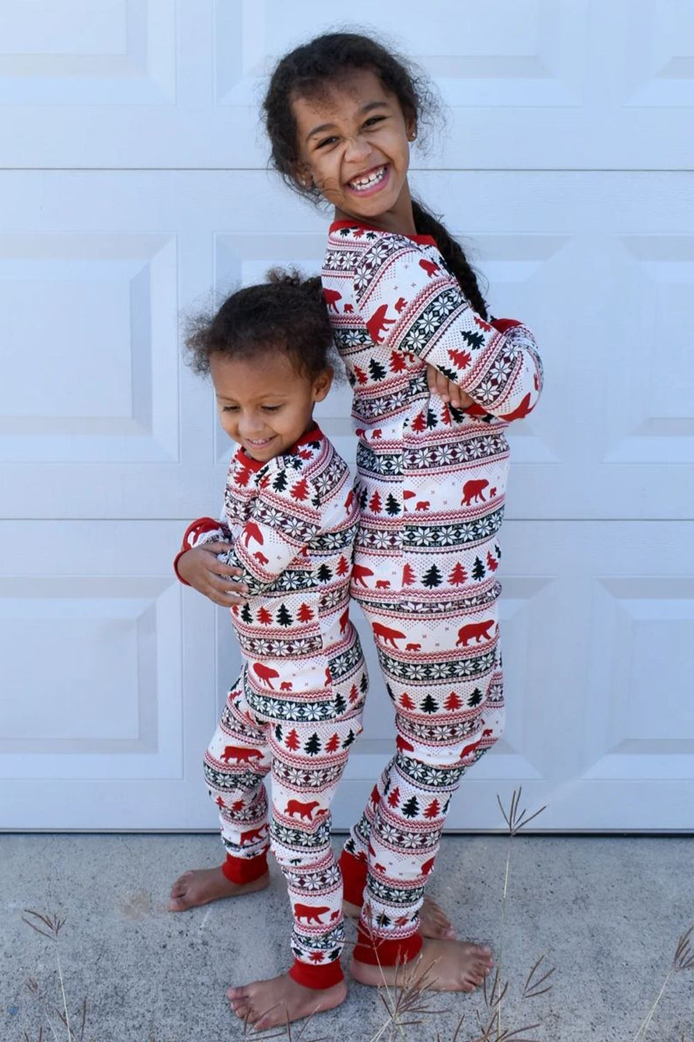 Christmas Long Sleeve Jumpsuit by Trendsi