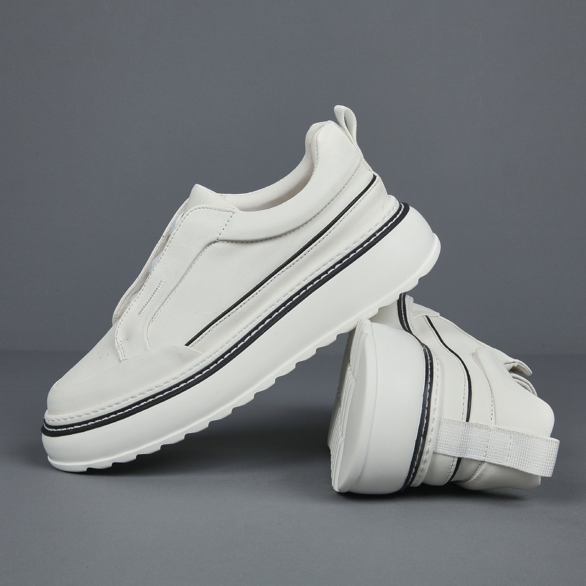Breathable Casual Simple All-match Slip-on Lazy Stylish Sneaker by DC-THE CEO