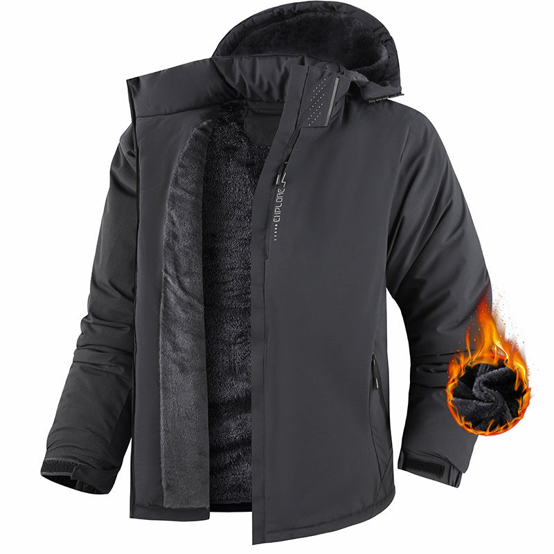 Autumn And Winter Warm Couple Outdoor Wind Coat by DC-THE CEO