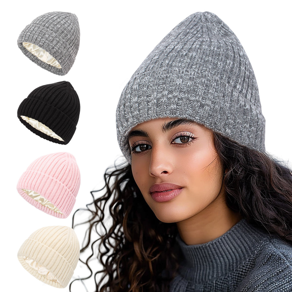 New Satin Warm Wool Hat Men And Women by DC-THE CEO