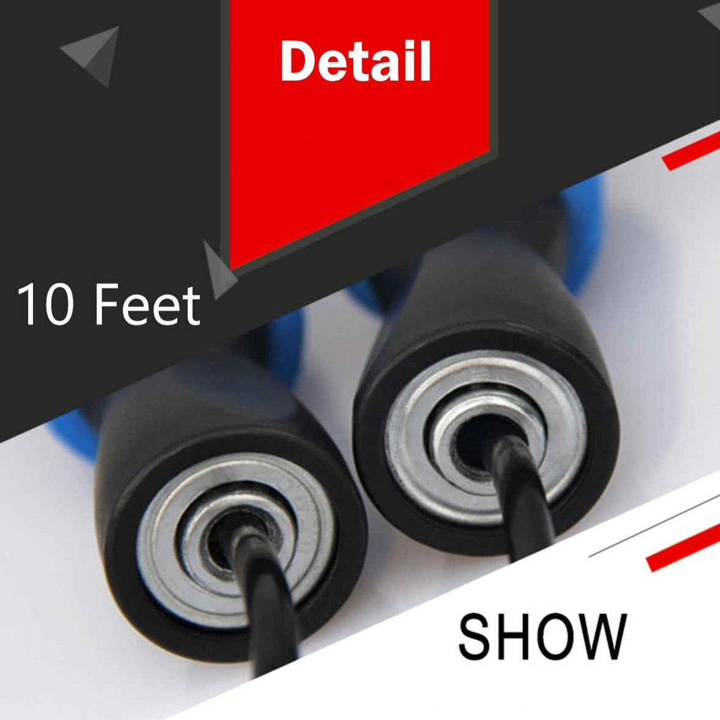 Gym Aerobic Exercise Boxing Skipping Rope Adjustable Bearing Speed Fitness Bearing Rope Tangle-Free Jumping Rope Speed Equipments Skipping Adjustable Skipping Rope