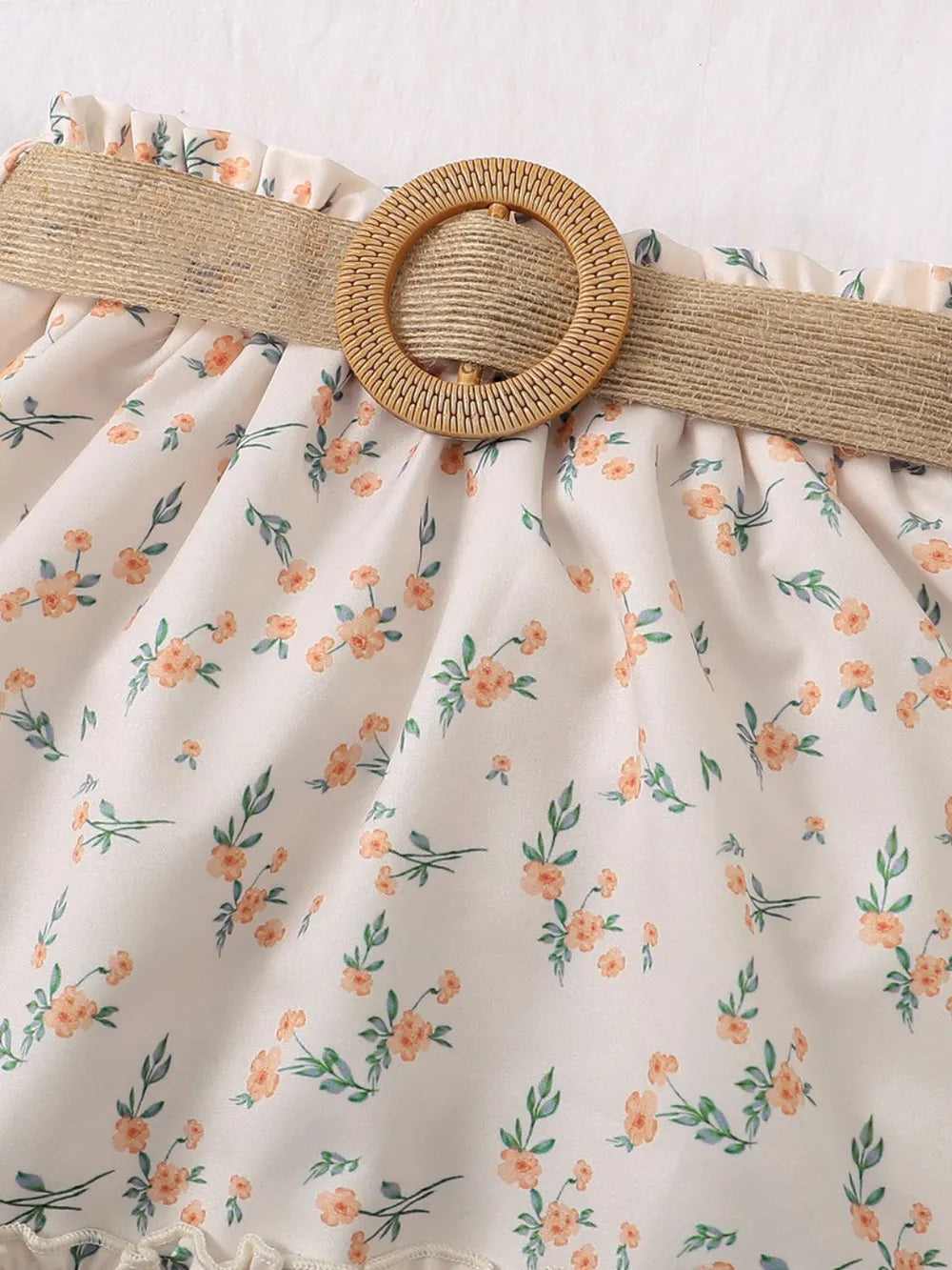 Single Shoulder Top and Printed Skirt Set by Trendsi