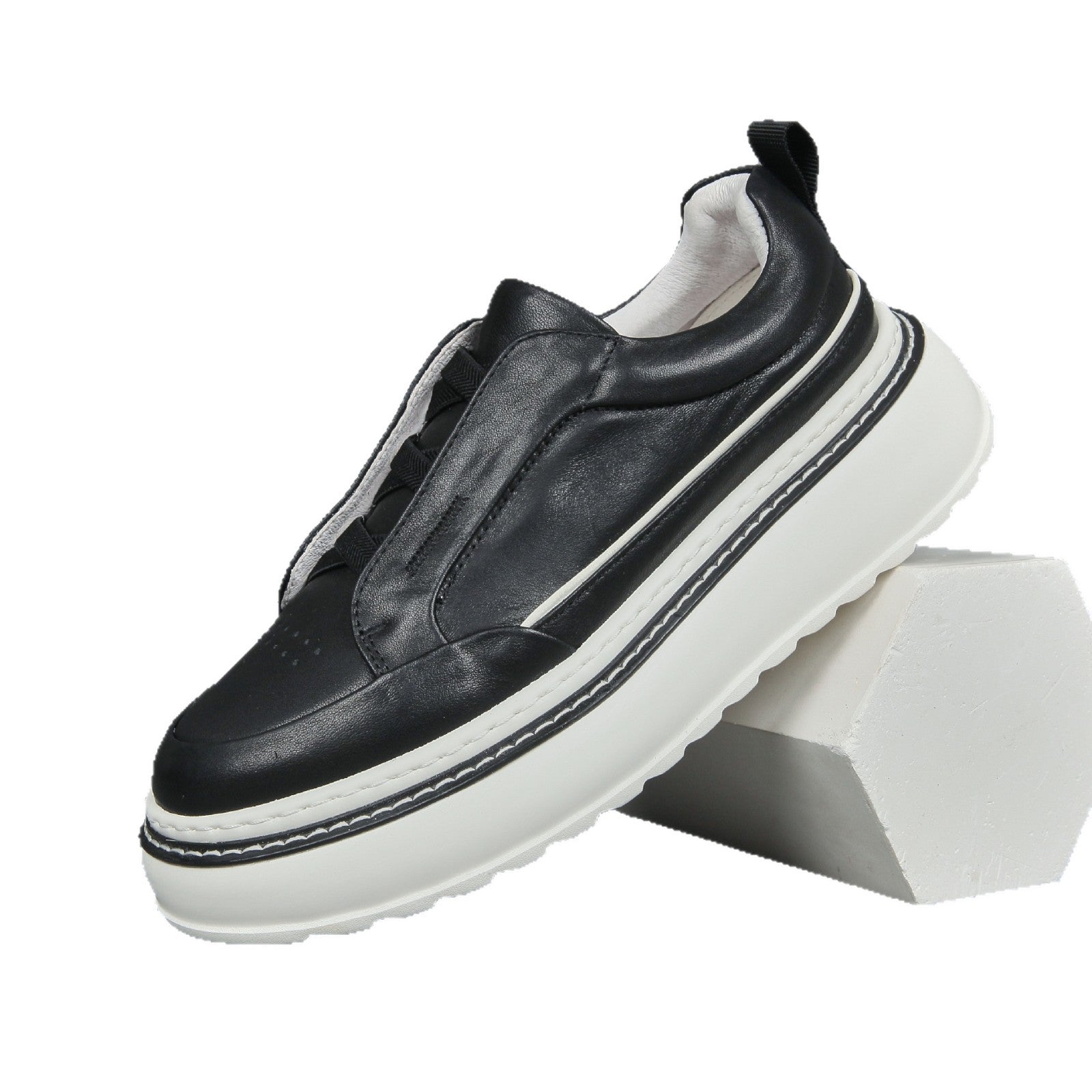 Breathable Casual Simple All-match Slip-on Lazy Stylish Sneaker by DC-THE CEO