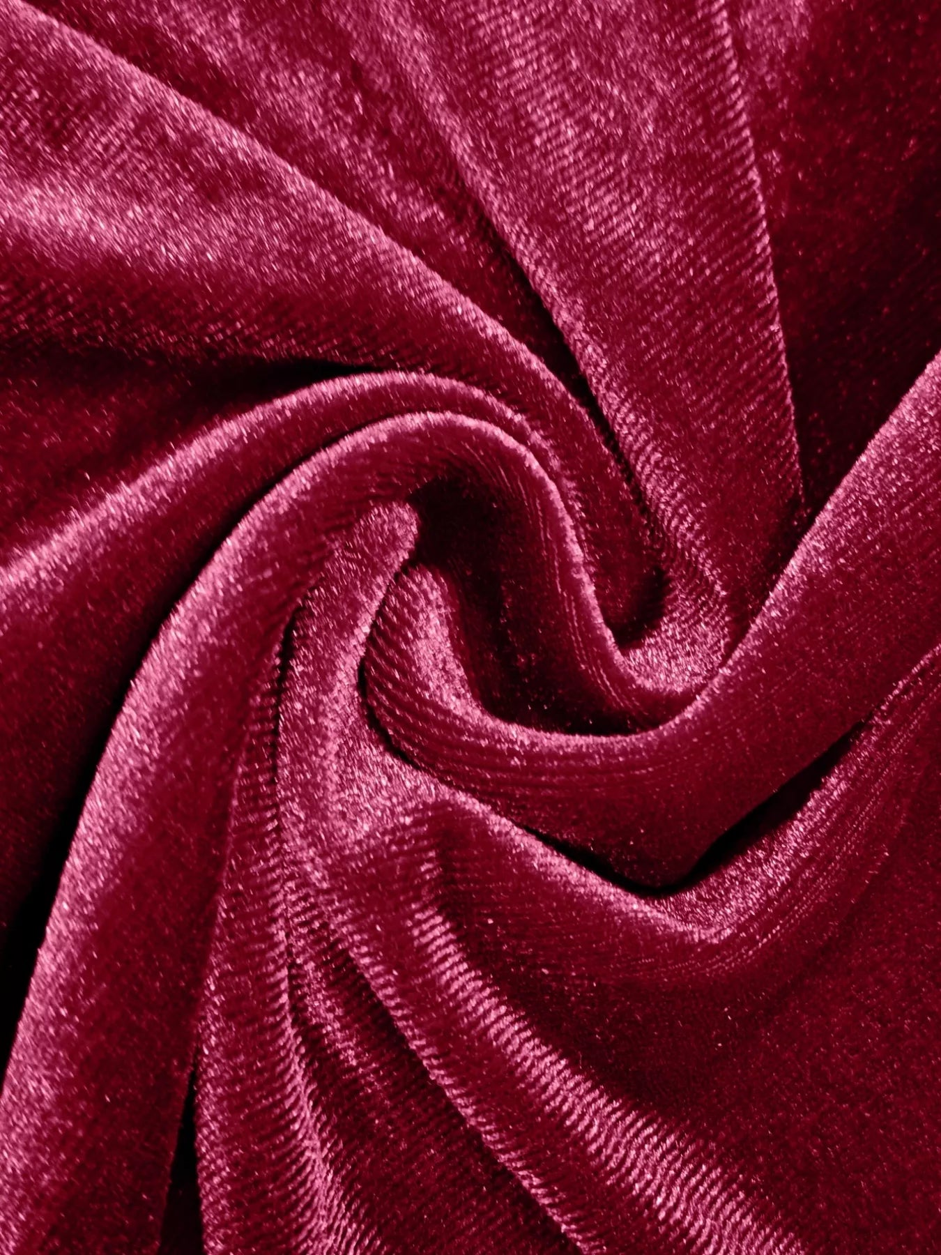 Velvet Wrap Surplice Maxi Dress by Trendsi