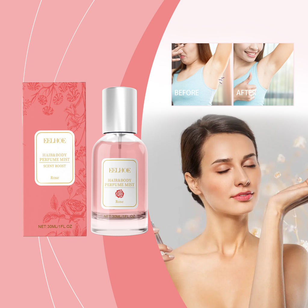 EELHOE Rose Body Hair Eau De Parfum Spray Fresh And Elegant With Fragrance And Charm Perfume Spray by DC-THE CEO