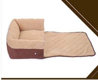 Flip Pet Nest Removable Pet Beds with Blanket by DC-THE CEO