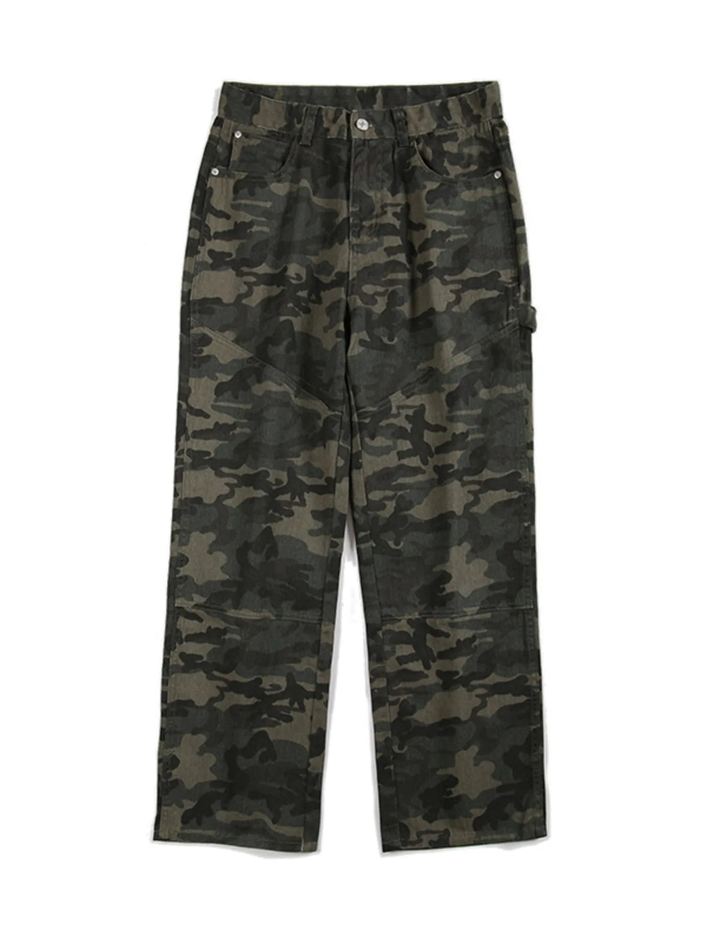 Men's Full Size Camouflage Loose Fit Jeans Plus Wize by Trendsi