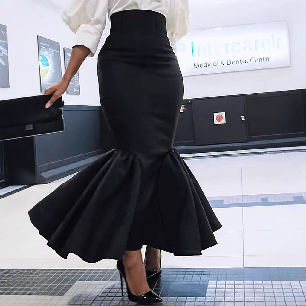 Sheath Long Fishtail Elegant Skirt by DC-THE CEO