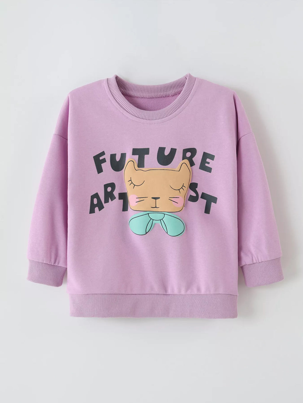 Children's Graphic Crew Neck Sweatshirt by Trendsi