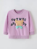 Children's Graphic Crew Neck Sweatshirt by Trendsi