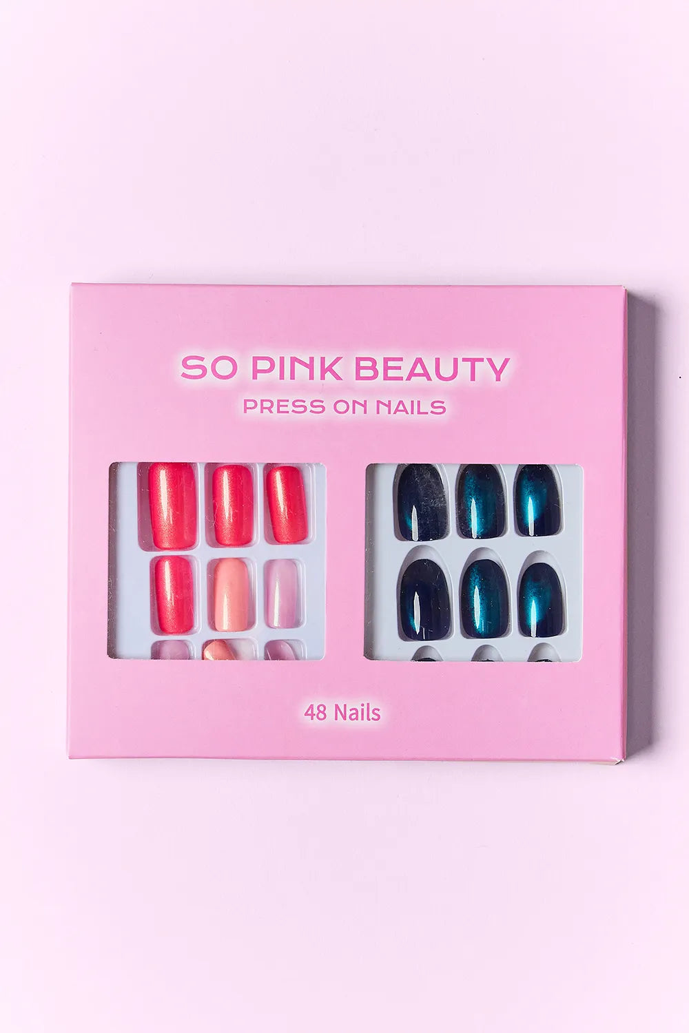SO PINK BEAUTY Press On Nails 2 Packs by Trendsi