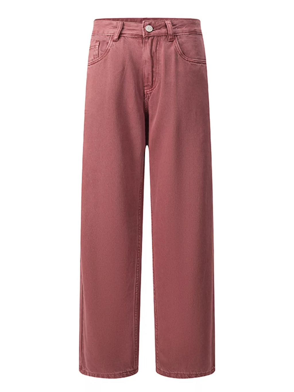 Men's Vintage Wash Wide Leg Jeans by Trendsi